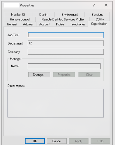active directory properties