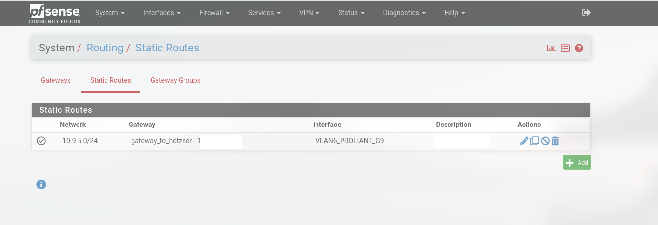 pf sense screenshot